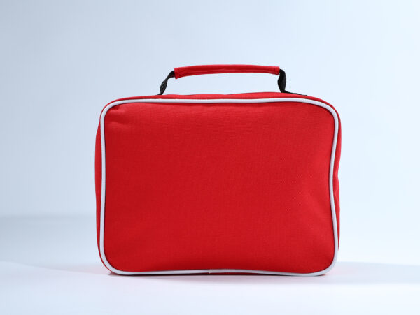 Rote Erste-Hilfe-Tasche aus Nylon – Bild 5