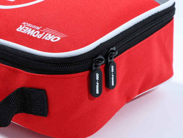 Rote Erste-Hilfe-Tasche aus Nylon – Bild 4